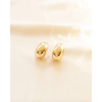 Chunky Earrings, Thick Gold Gold Stud Trendy Fashionable Earrings | Etsy (US)