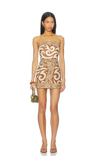 Johanna Ortiz Ra?z Ritual Mini Dress in Cream,Tan. - size 0 | Revolve Clothing (Global)