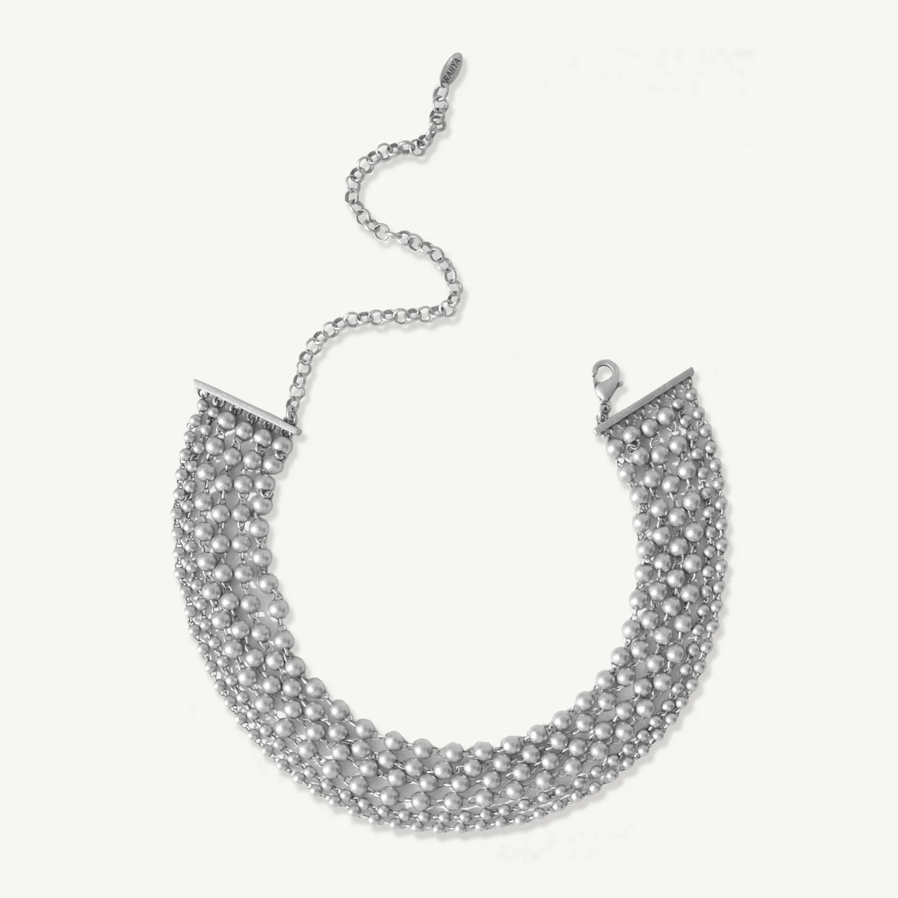 Celeste Necklace Antique Silver | Rahya Jewelry Design