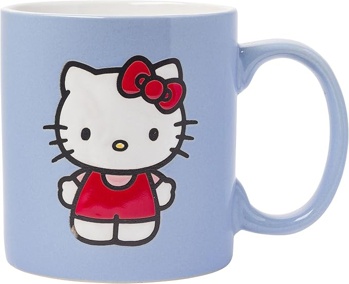 Silver Buffalo Sanrio Hello Kitty Wax Resist Ceramic Mug, 20 Ounces | Amazon (US)