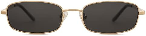 SOJOS Small Trendy Rectangle Sunglasses Womens Mens, Retro 80s 90s Y2k Chic Narrow Thin Skinny Su... | Amazon (US)