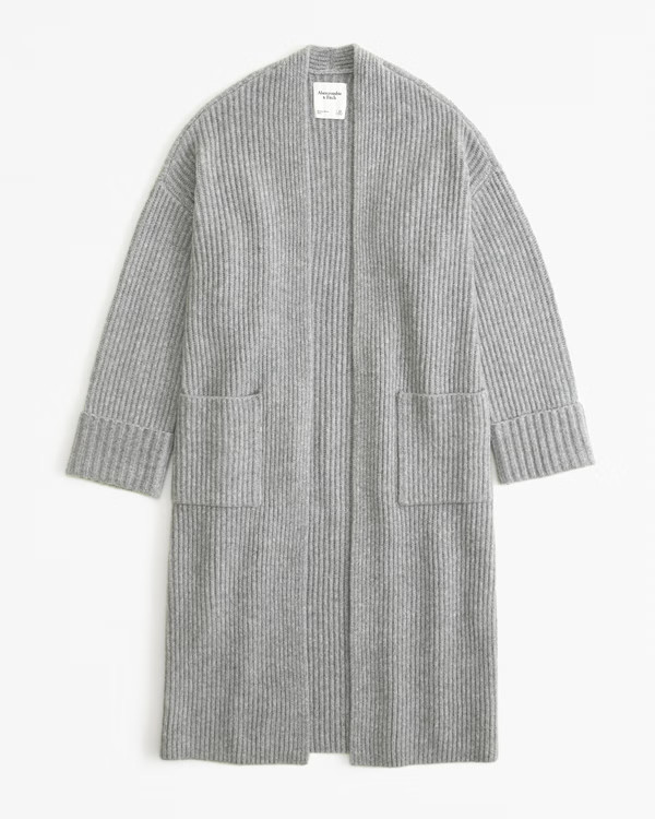 Ribbed Duster Cardigan | Abercrombie & Fitch (US)