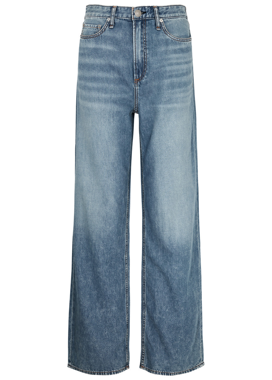 Rag & Bone Logan Wide-leg Jeans - Blue - 25 (W25 / UK6 / XS) | Harvey Nichols (Global)