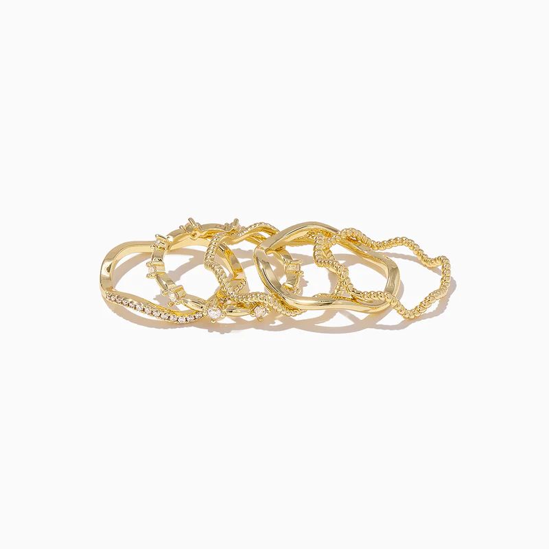 Vintage 5 Layered Ring Set | Uncommon James