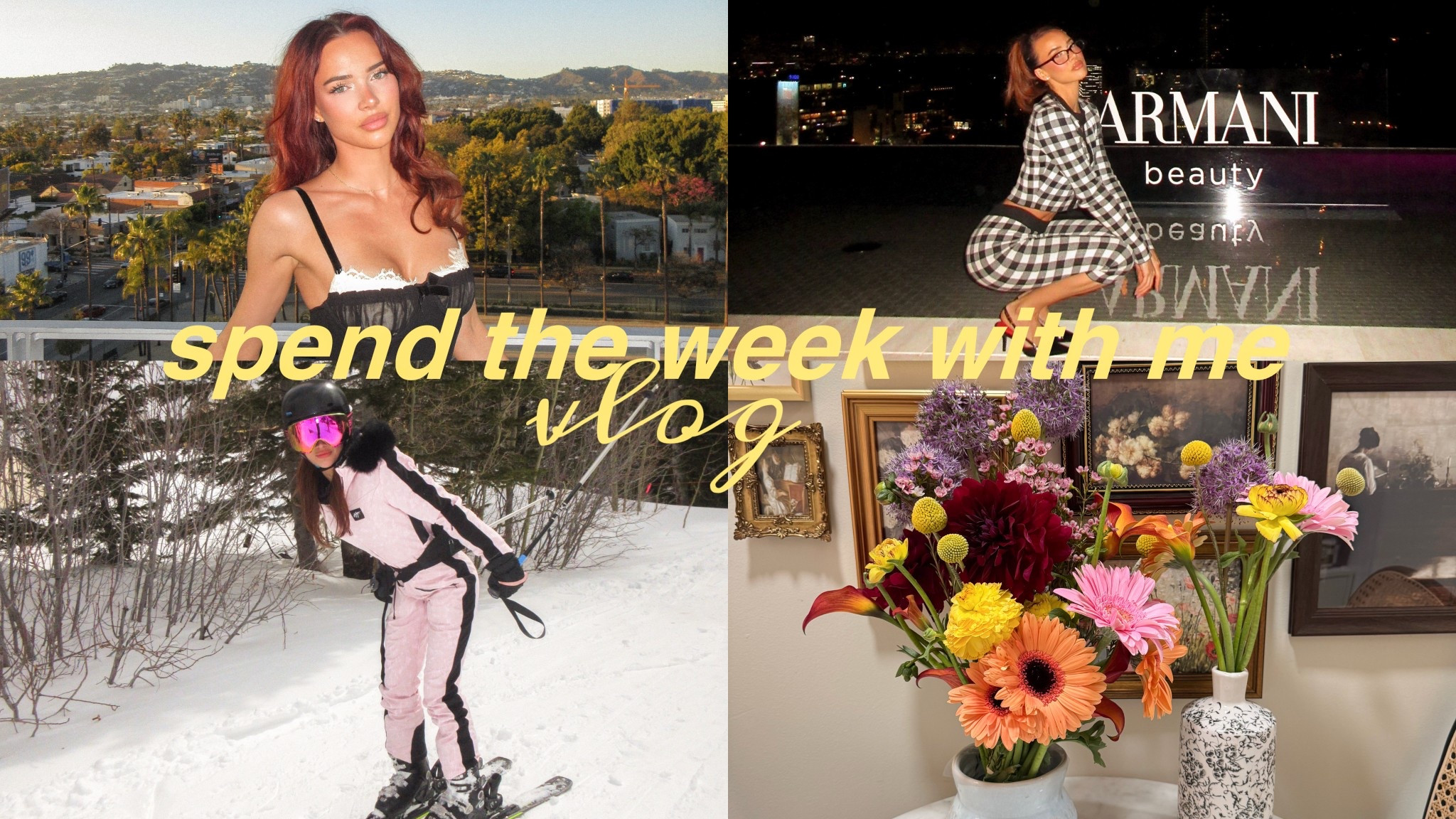 A Week In My Life: Beauty Events, Skiing in Park City, + Making 💐vlogg