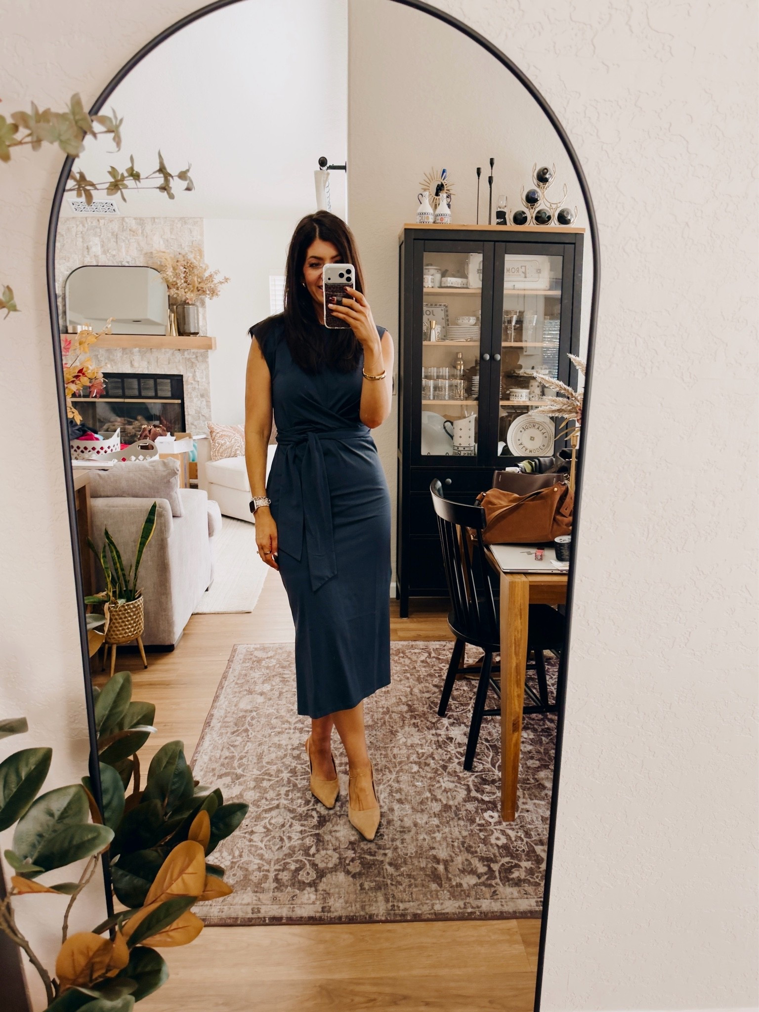 Work outfit of the day

In a medium wrap dress