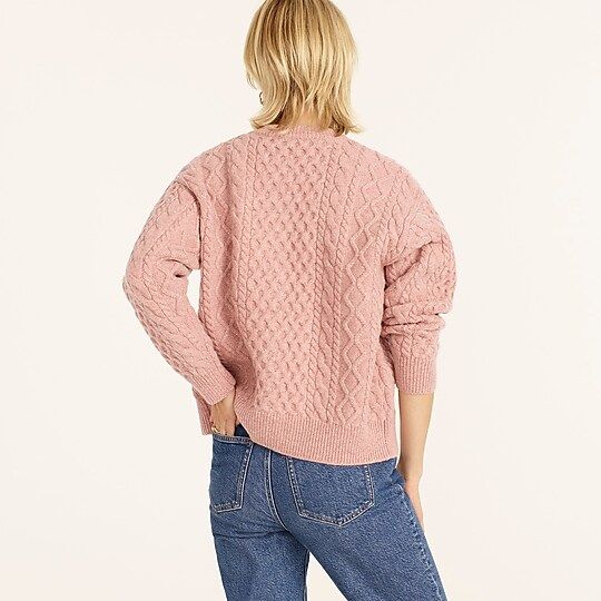 Limited-edition DEMYLEE New York™ X J.Crew cable-knit cardigan sweater | J.Crew US