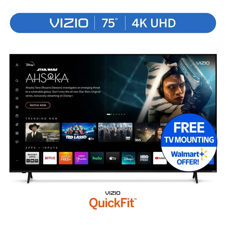 VIZIO 75” Class 4K UHD LED HDR Smart TV (V4K75M-08) | Walmart (US)