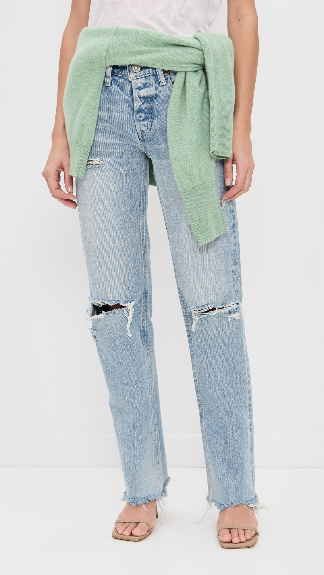 MOUSSY VINTAGE Odessa Straight Low Jeans | Shopbop | Shopbop