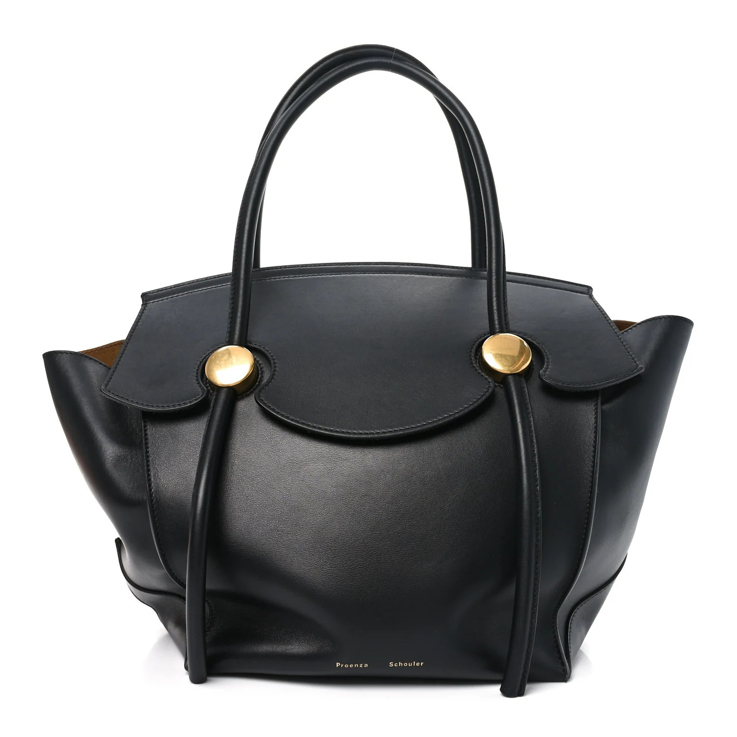 Calfskin Pipe Bag Black | FASHIONPHILE (US)