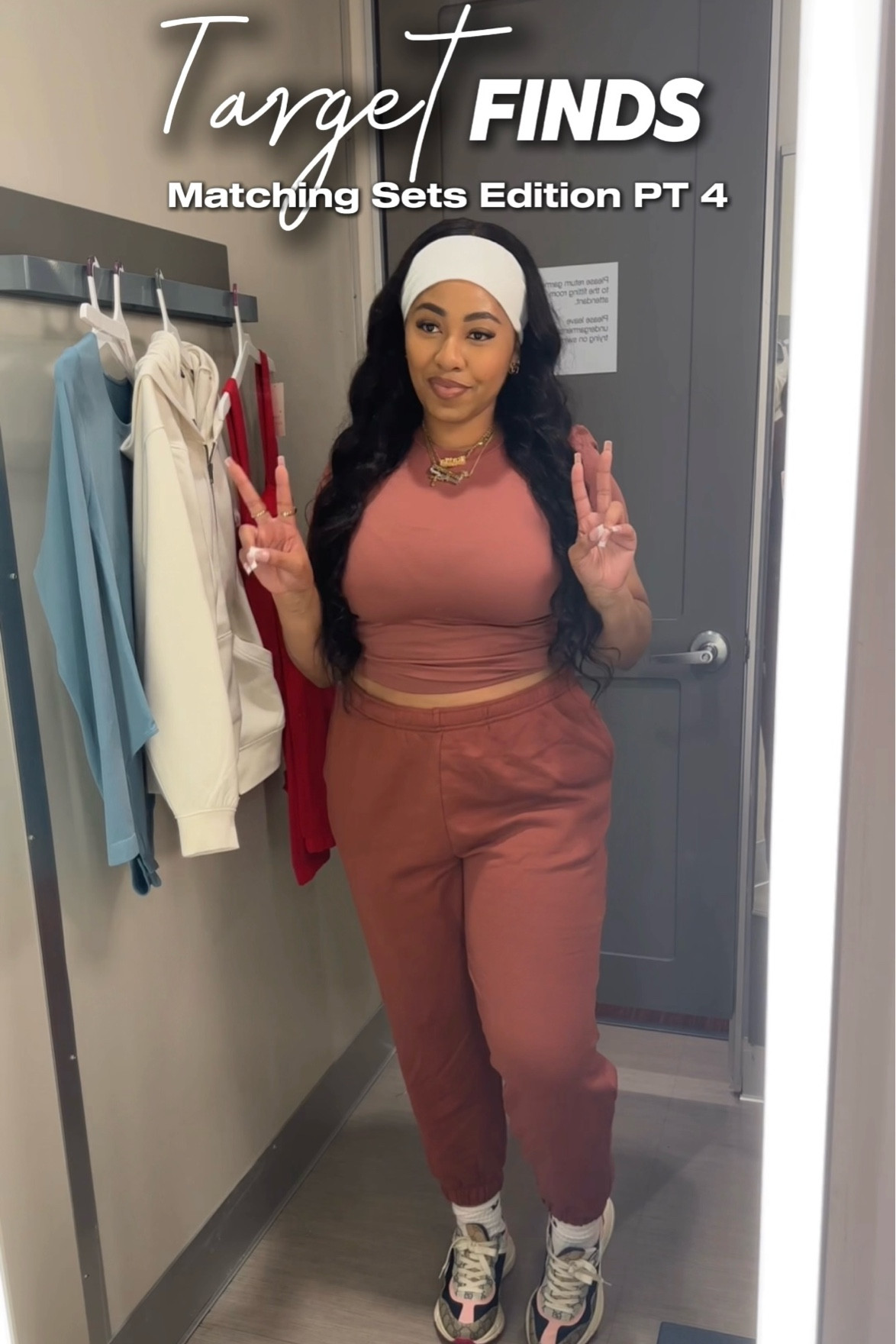 TARGET FINDS PT4✨ Matching casual sets✨ Perfect for the fall! 🍁 I’m wearing the rust top (size XL) with the matching sweats (Size XXL). The top material is SO SOFT and stretchy I absolutely love it and it’s true to size, but size up for a looser fit. The pants I say are true to size but on the looser side. I would’ve gotten a XL in the sweats but they were sold out 🙌🏽 Check out my page for Part 5🔥#LTKFallSale

#LTKStyleTip #LTKFindsUnder50