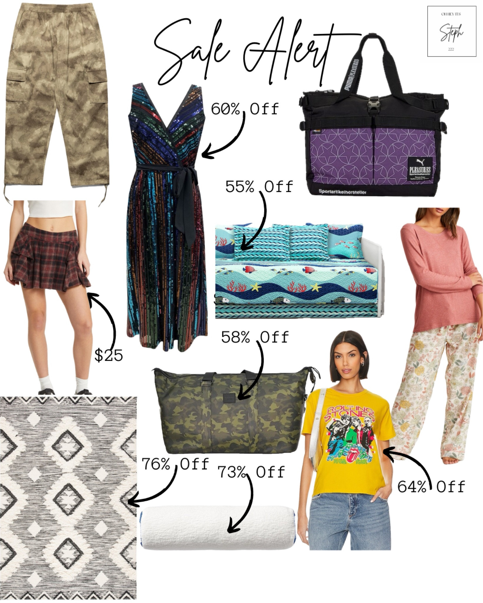 Sale alert best sales of the week 


Camouflage Print Cargo Pants, Nordstrom, pajamas, tote, fwrd, day bed set, rue la la, duffle bag, saks off 5th, cocktail dress, plaid mini skirt, Rolling Stones tee, revolve, Serena & lily, pillow cover, rug, gilt

#LTKfindsunder100 #LTKstyletip #LTKsalealert