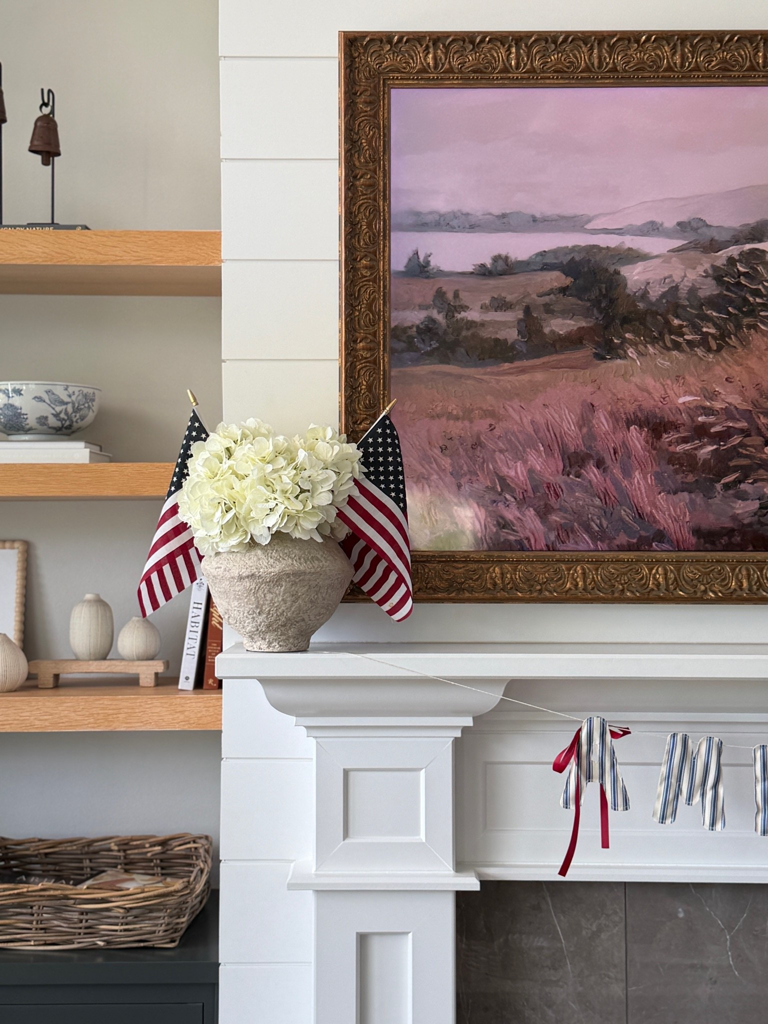 Added some subtle Americana touches around our home. 🇺🇸
