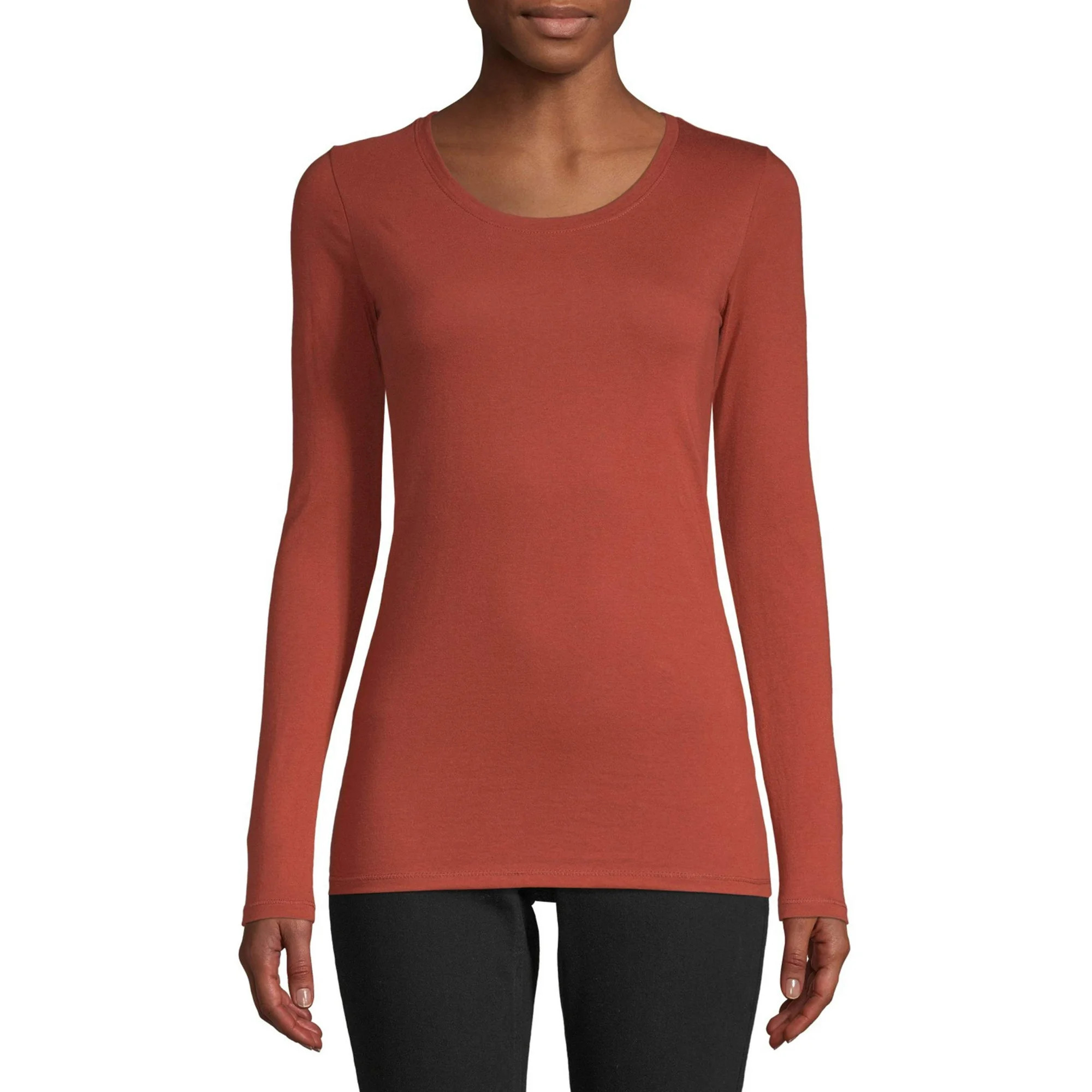 No Boundaries Juniors' Everyday Long-Sleeve T-Shirt | Walmart (US)