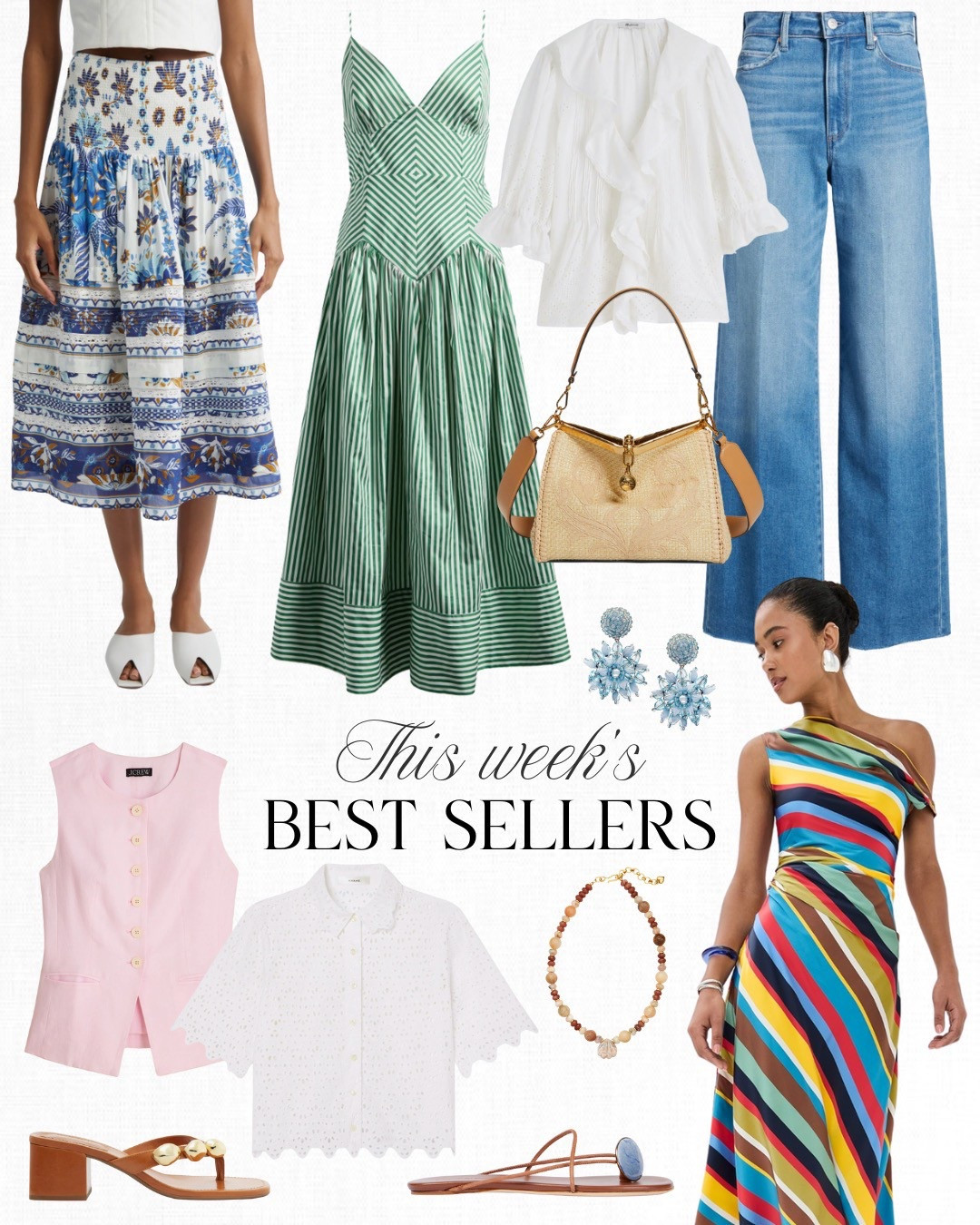 This week’s best sellers! So many pretty new pieces this week — perfect for vacation or a sunny summer day ☀️

#LTKStyleTip #LTKGiftGuide #LTKFindsUnder100