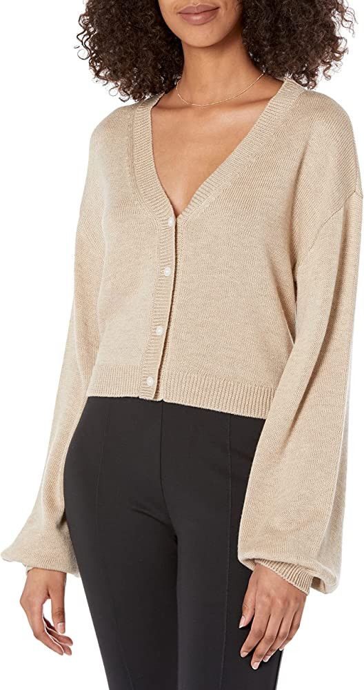 The Drop Women's Veronica Dropped Shoulder Cropped Cardigan | Amazon (US)