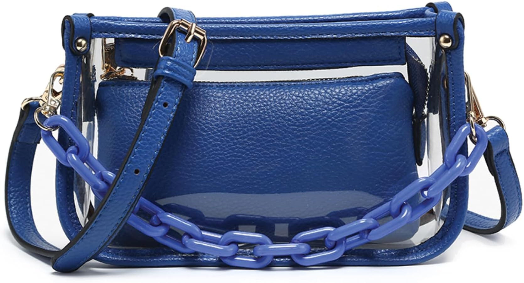 Jessica Clear Bag for Stadium Events, Crossbody Shoulder Purse for Women | Amazon (US)
