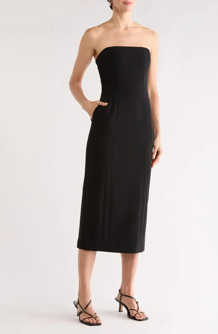 Elizabeth Strapless Midi Dress | Nordstrom Rack