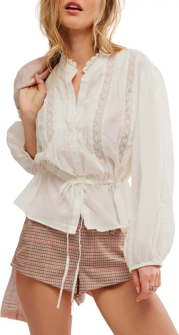 Best of Me Lace Tie Waist Shirt | Nordstrom Rack