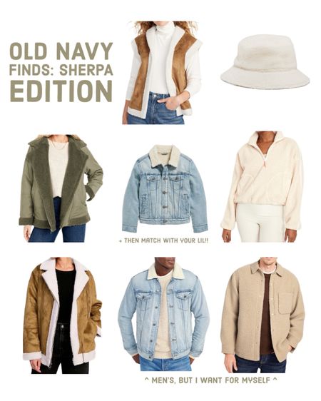Sherpa? Sherpa!

Old Navy has the cutest options! For everyone, too. Totally eyeing both of the men’s styles here — and how freakin presh that you can even match with your littles! Bonus: all currently on sale!

#LTKstyletip #LTKsalealert #LTKSeasonal