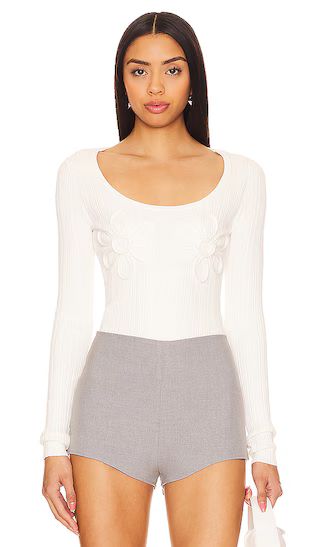 Quinella Sweater in Ivory | Revolve Clothing (Global)