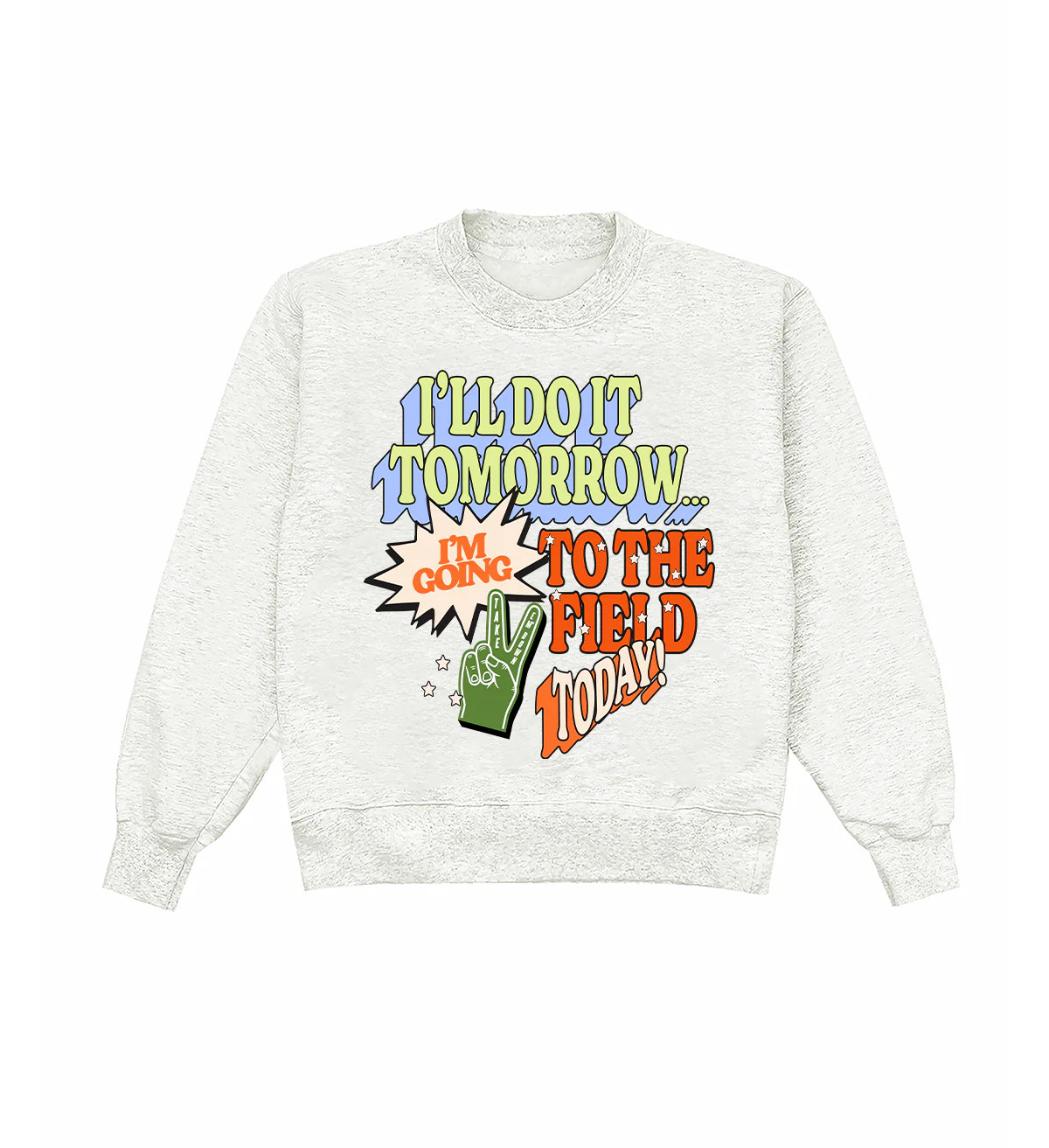 Going To The Game Heather Crewneck | Shop Kristin Jones