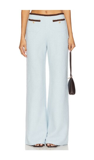x REVOLVE Windsor Pant in Baby Blue & Chocolate Brown | Revolve Clothing (Global)