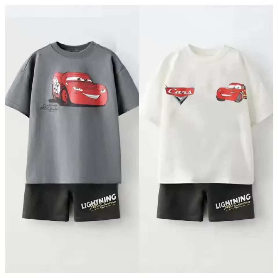 Lightning Mcqueen Children's Clothing Set Boys' Clothing, Baby Girls' Boys' T-shirt Set Children'... | AliExpress (US)