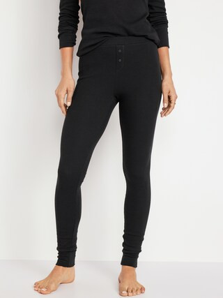 Waffle-Knit Pajama Leggings for Women | Old Navy (US)