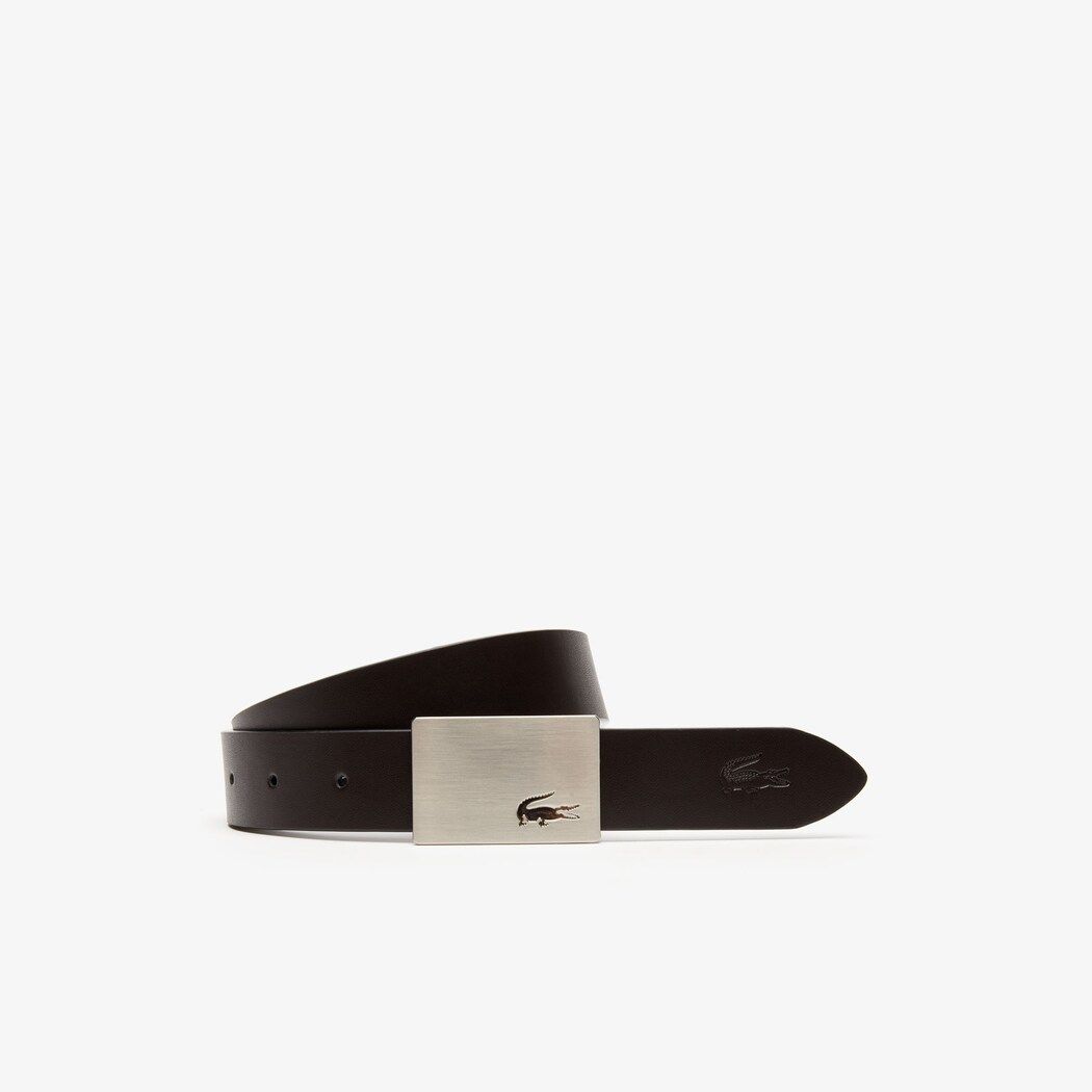 Men's Reversible Leather Belt And 2 Buckles Gift Set | Lacoste (US)