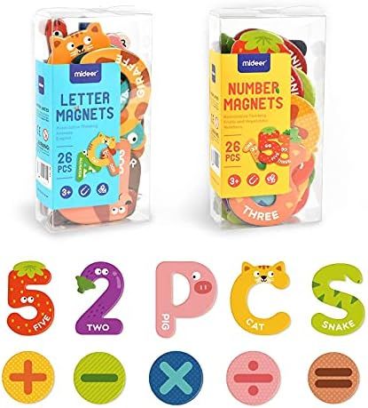 Mideer Magnetic Letters and Numbers for Toddlers,ABC Learning Resources Alphabet Toys,Alphabet Ma... | Amazon (US)
