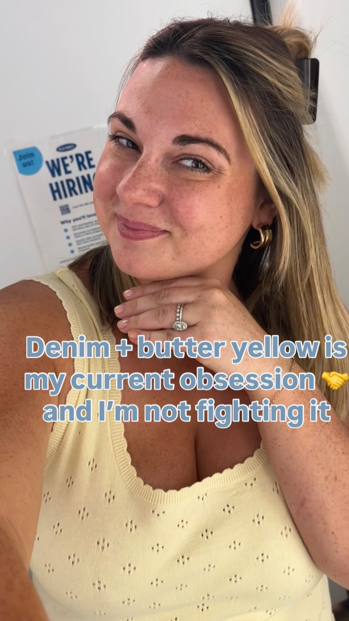Comment SHOP below to receive an automatic link sent to your DMs to shop or save for later! 

Just a girl romanticizing Old Navy denim and butter yellow lately 💛✨ effortless, comfy, and somehow still making me feel put together every time

 #OldNavyStyle #DenimOutfit #ButterYellow #MomStyle #CasualChic OOTD EverydayStyle