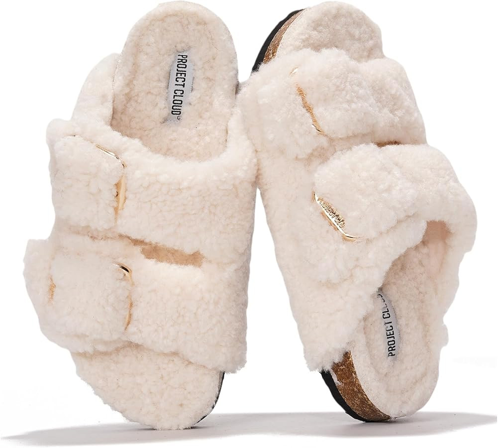 Project Cloud Genuine Leather Flat Sandals for Women 2026 Comfortable Beach Essentials Womens San... | Amazon (US)