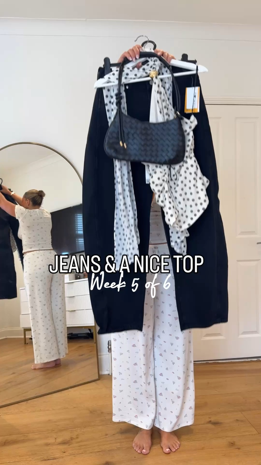 Jeans & a nice top week 5 of 6 
Comment JEANS and I’ll pop  you the links 🔗 
Loving this super comfy look the jeans are UNREAL!!! absolutely love them such an amazing fit and I love the black 😍
Matched with polka dots perfect 👌

#LTKspring #LTKjeans #LTKmidsize