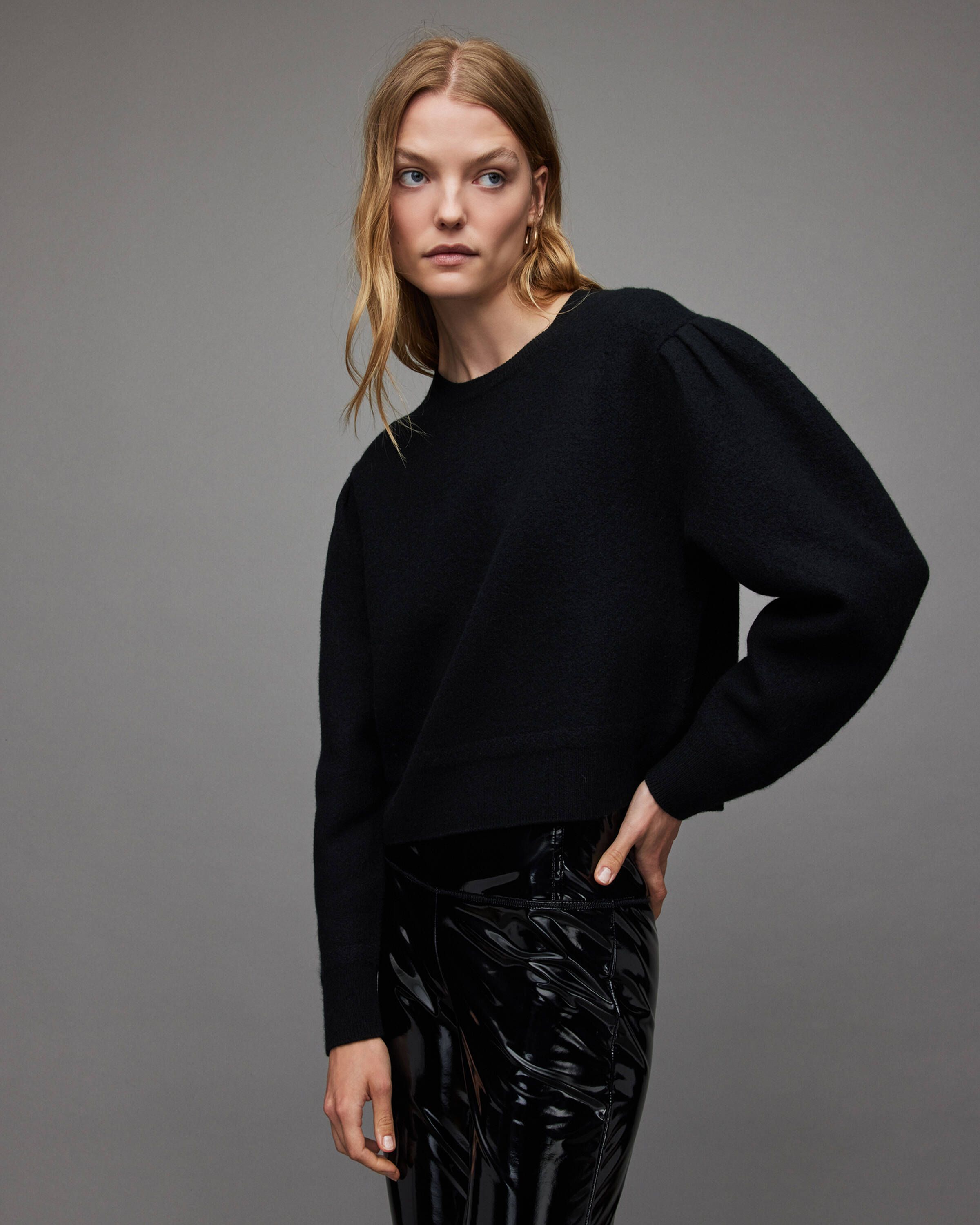 Vika Boiled Sweater Black | ALLSAINTS US | AllSaints US