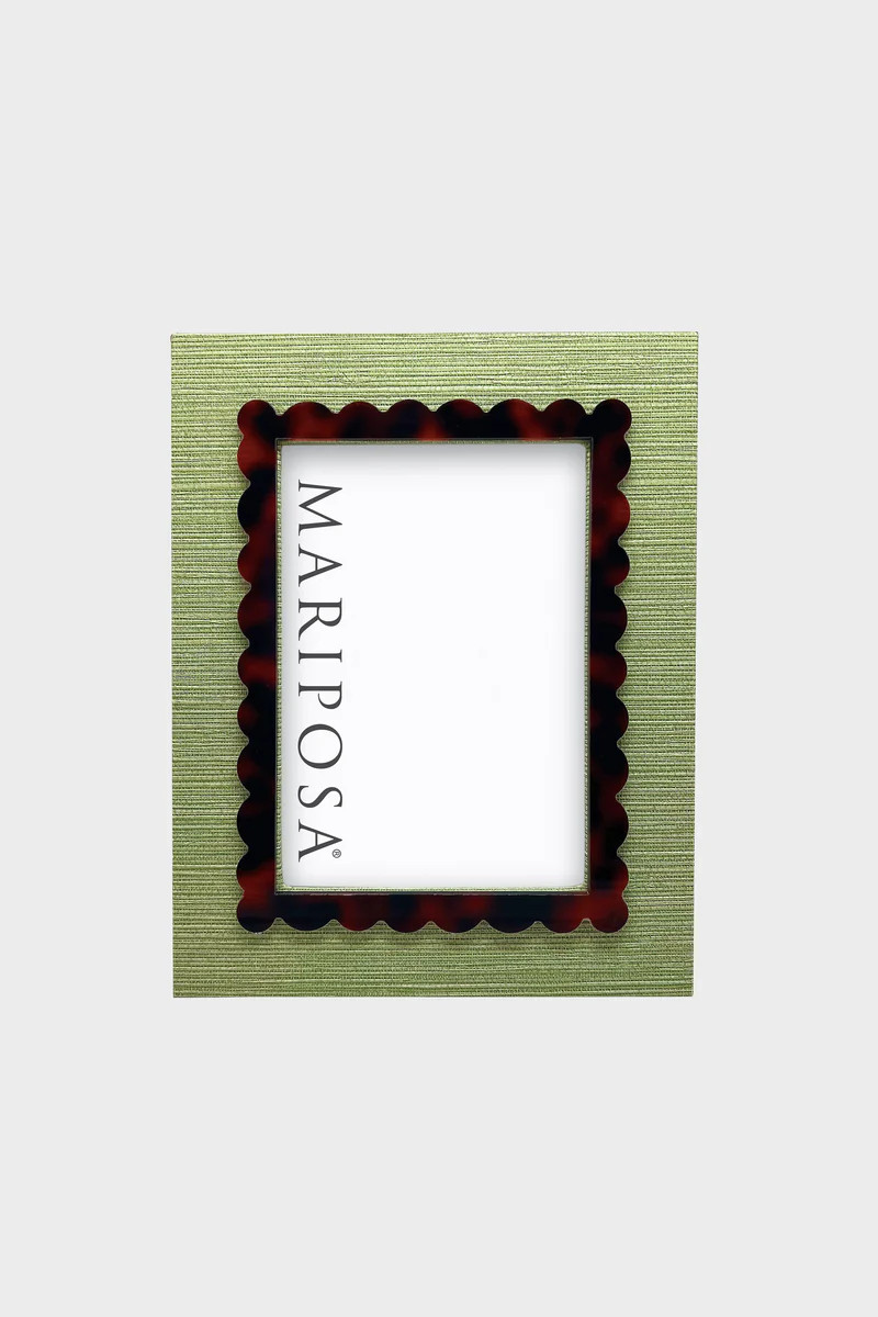 Palma Faux Grasscloth and Tortoise 5x7 Frame | Tuckernuck (US)