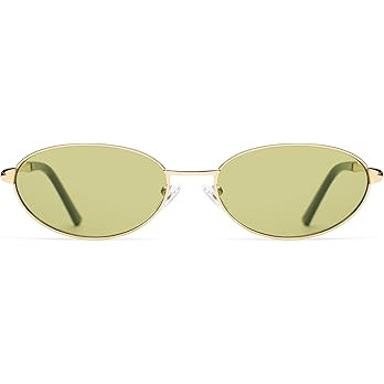 Retro Oval Sunglasses for Women Mens with Spring Hinge Sunnies AP3696 | Amazon (US)