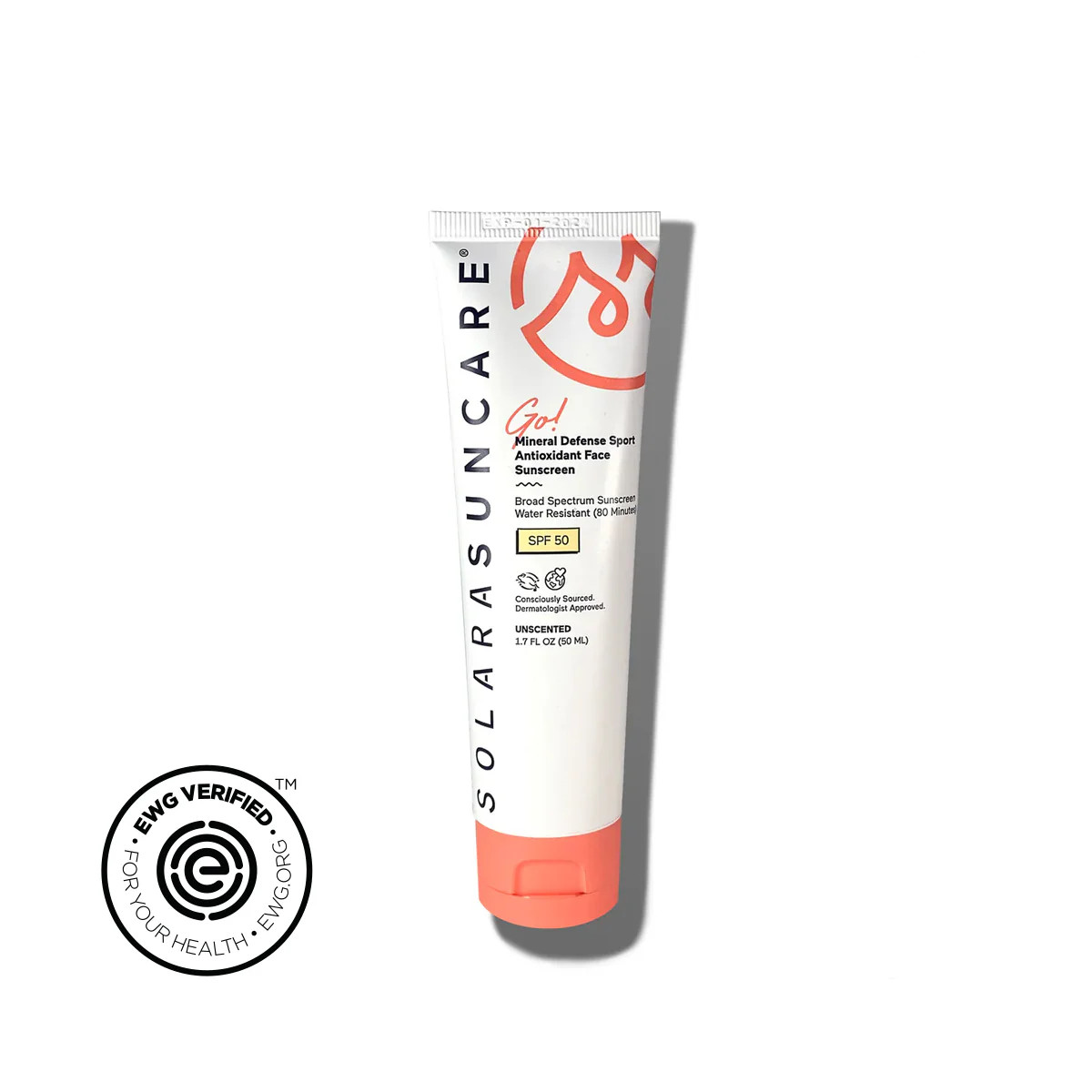 Go! Mineral Defense SPORT Antioxidant Face Sunscreen, SPF 50 | SOLARA SUNCARE