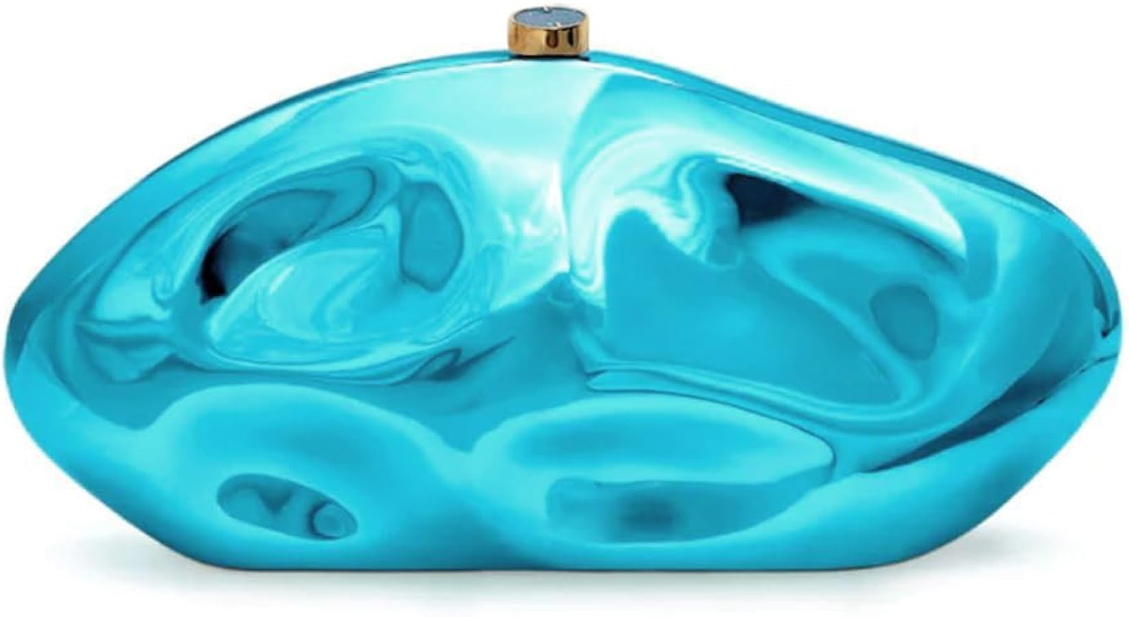 Acrylic Shell Clutch Purse for Women Metallic Evening Bag Large Designer Acrylic Handbag for Wedd... | Amazon (US)