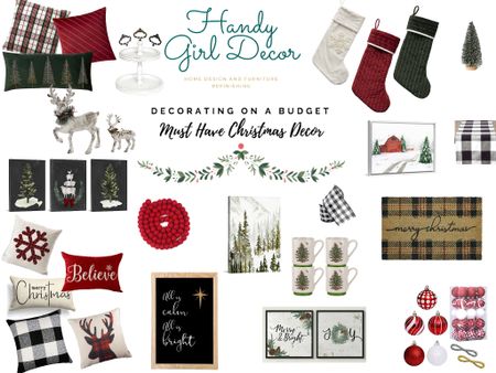 Must have festive Christmas decor for your home in a budget 

#LTKSeasonal #LTKhome #LTKHoliday
