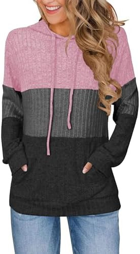 Hoodies for Women Casual Long Sleeve Drawstring Loose Fit Pullover Sweaters Tops for Women Trendy... | Amazon (US)