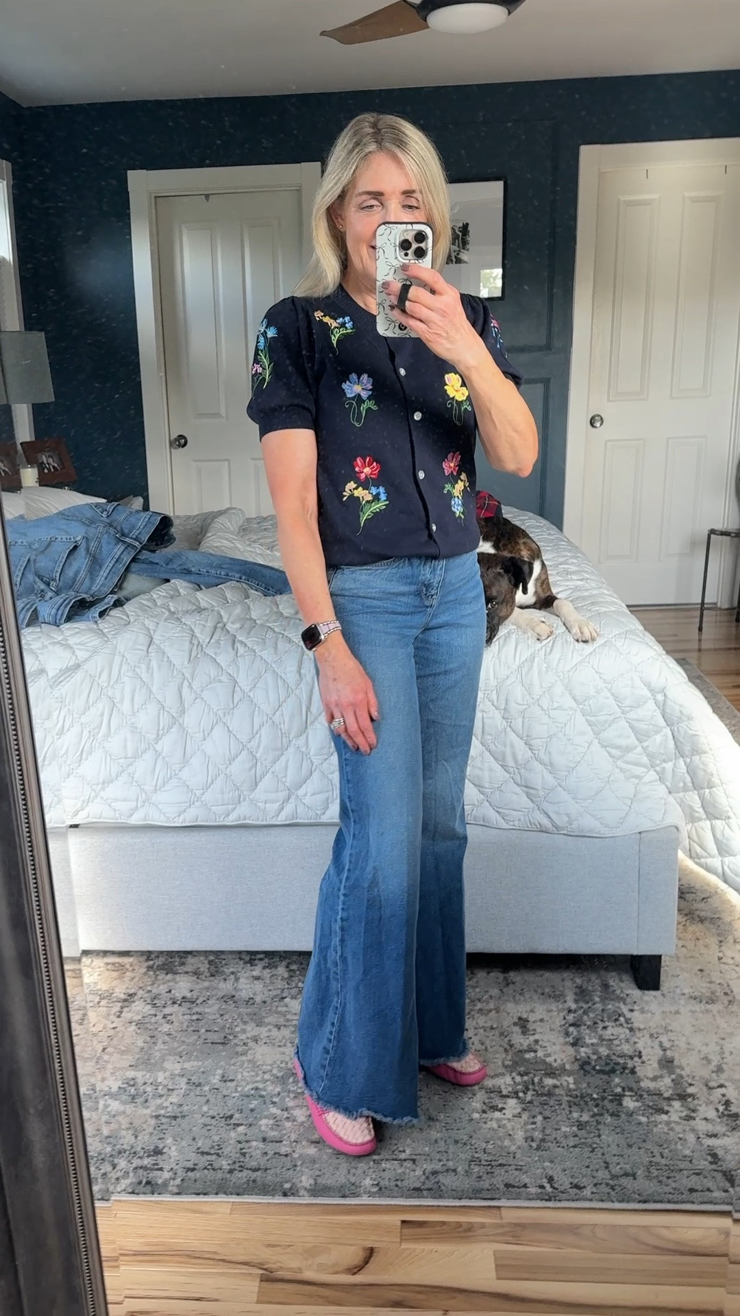 The prettiest embroidered sweater from Walmart. I’m blown away by how well made this cardigan is. Looks so high end!

Summer outfits, jeans outfit, Walmart fashion, Walmart finds, free assembly sweater, affordable fashion, teacher outfit, business casual outfit, workwear, date night outfits

#LTKootd #LTKgrwm #LTKOver40