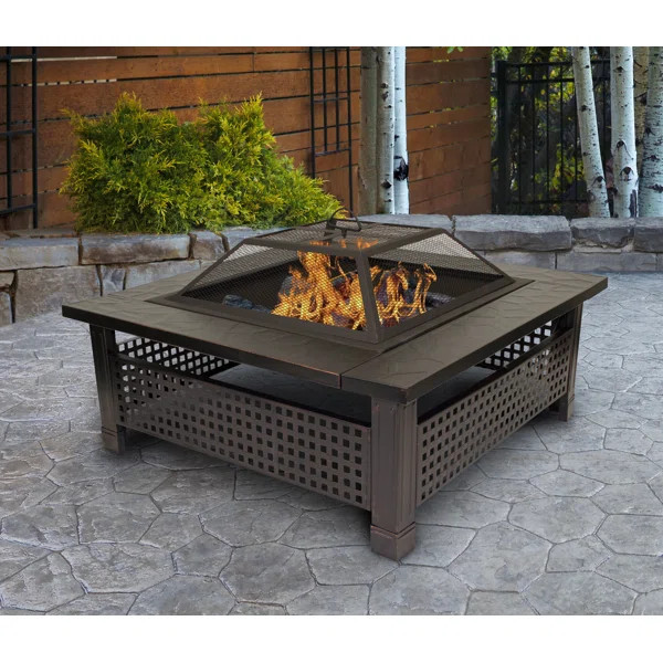 Steel Wood Burning Fire Pit | Wayfair North America