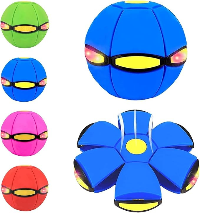 Magic Bouncing Ball, Magic Meta Ball, Dual Form Freely Switchable Magic Ball Toy with 6 Light, Pa... | Amazon (US)