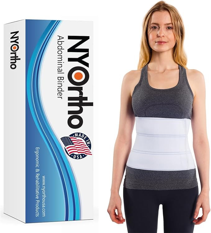 NYOrtho Post Surgery Abdominal Binder (Fits 30¨ - 45¨) - 9" Height, 3 Panel Waist Support Belt ... | Amazon (US)