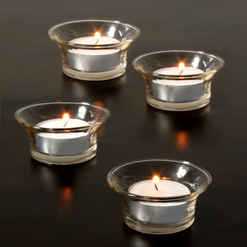 Stonebriar Citronella Scented Tealight Candle with Aluminum Holder (Set of 50) | Wayfair North America