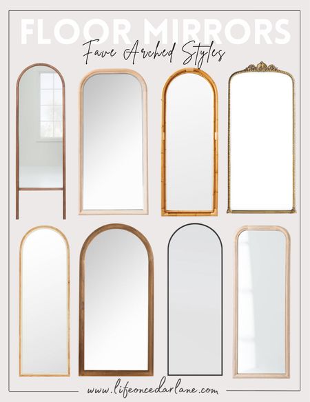 Floor Mirrors - shop our fave arched styles at all price points! 

#LTKhome #LTKunder100 #LTKstyletip