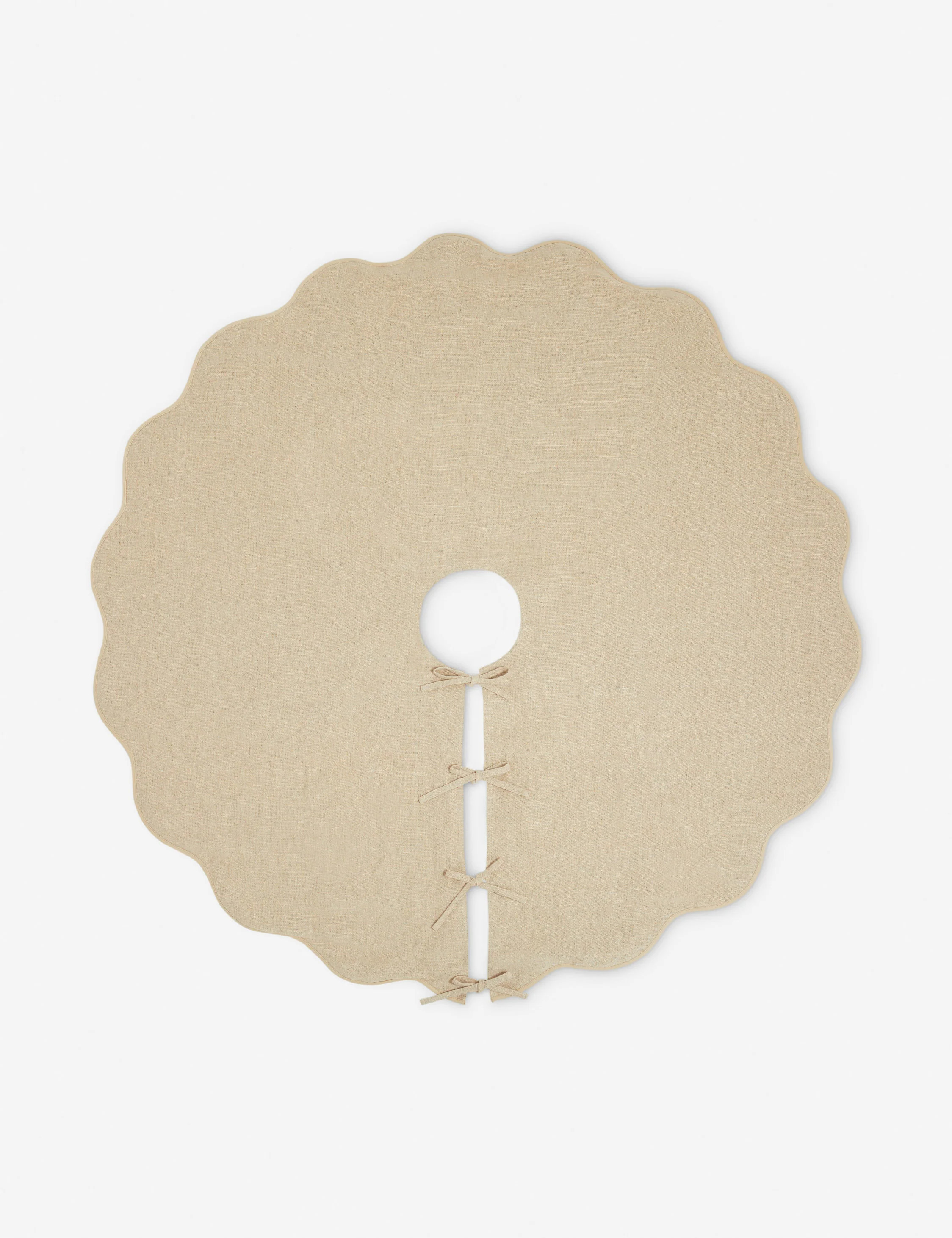 Lanie Tree Skirt by Sarah Sherman Samuel, Taupe | Lulu and Georgia 