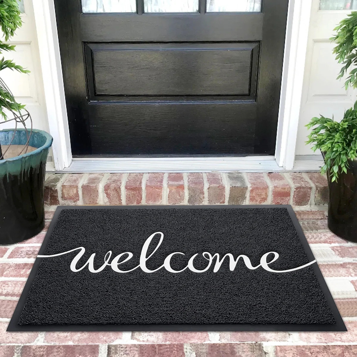 Non Slip Outdoor Doormat Front Door Welcome Mat | Wayfair North America