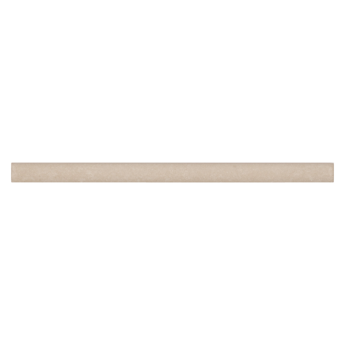 Makoto .5" x 8" Matte Ceramic Jolly Miter Edge Trim in Tatami Beige | Bedrosians Tile and Stone